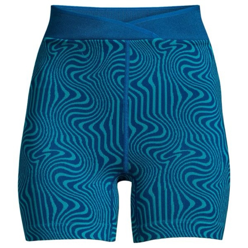 FP Movement by Free People Teal Patterned Athletic Shorts